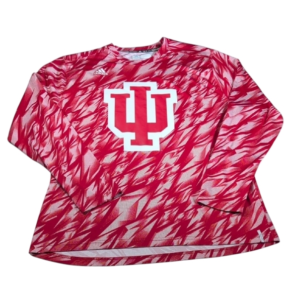 adidas Other - Adidas Indiana University IU Long Sleeve Climalite Shirt Size 2XL